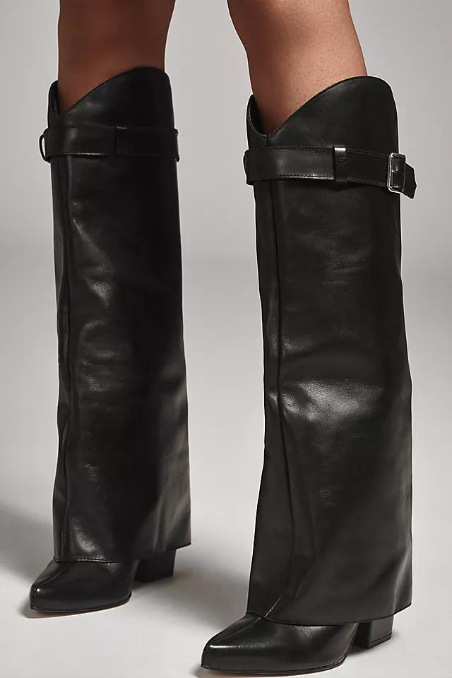 Matisse x Anthropologie Buckle Foldover Boots Product Image