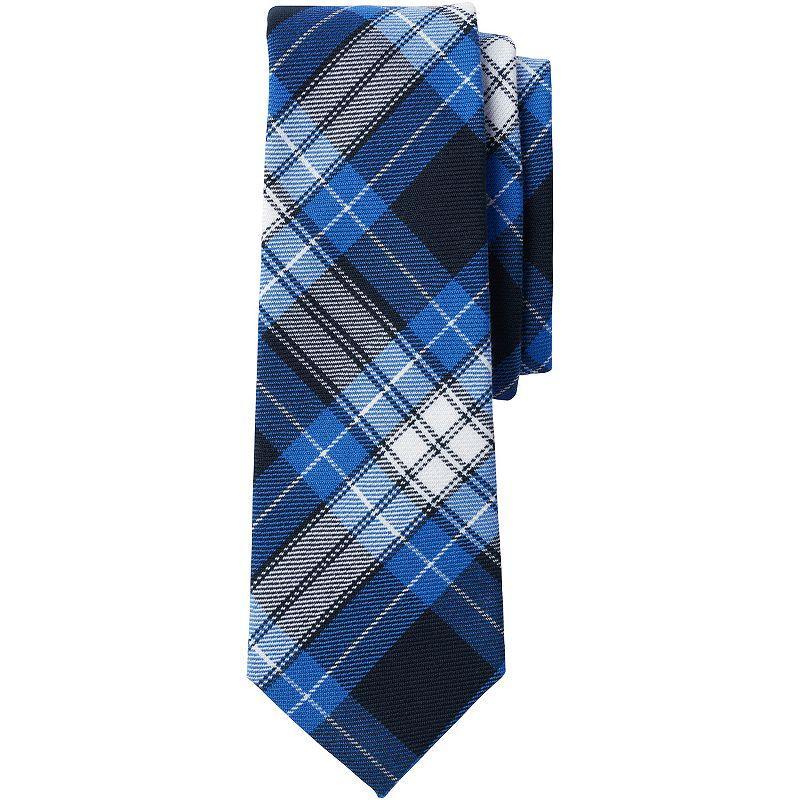 Mens Lands End Plaid To Be Tied Tie Product Image