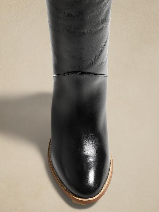 Leather Tall Shaft Boot Product Image