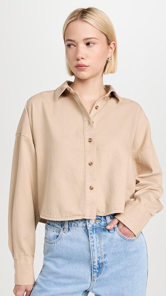 Favorite Daughter The Crop Ex Boyfriend Shirt | Shopbop product image