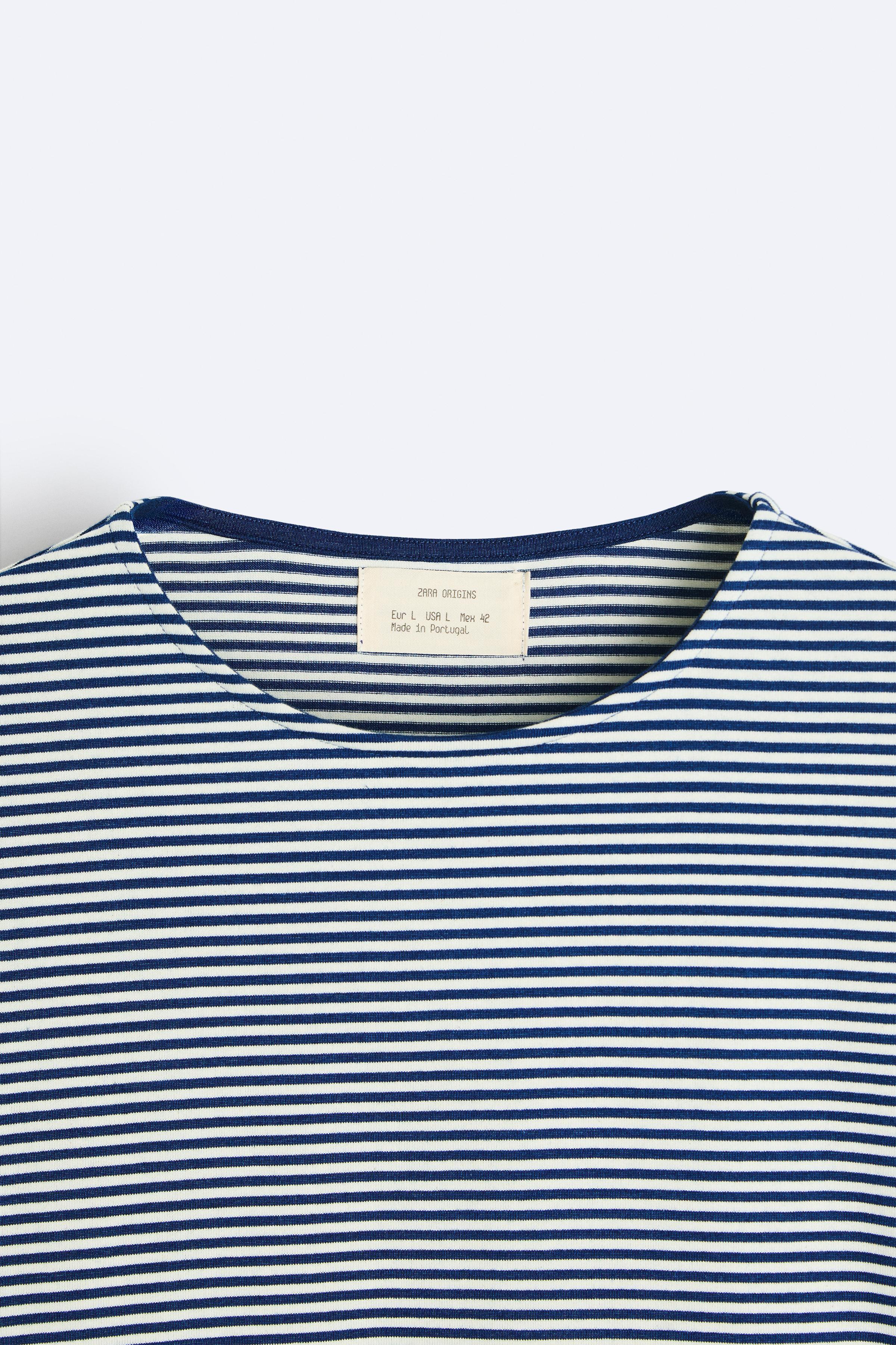 STRIPED JACQUARD T-SHIRT Product Image