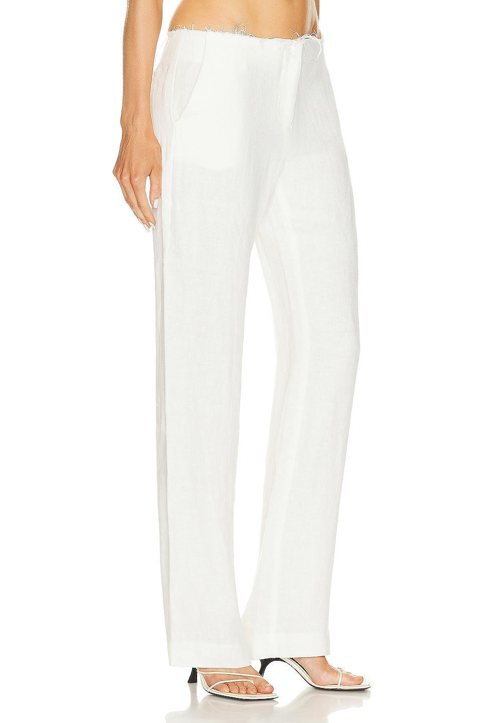 St. Agni Low Waist Pant Ivory. (also in ). Product Image