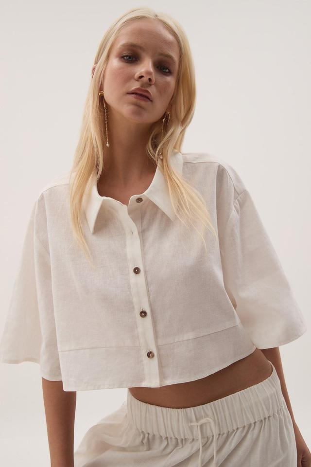 Airlie Cropped Shirt Product Image