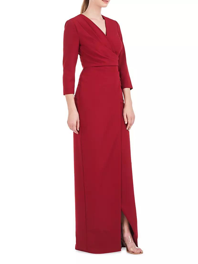 Phoenix Stretch-Crepe Column Gown Product Image