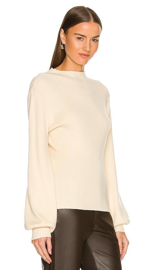 L'Academie Fable Sweater in Ivory. - size XL (also in XS, S, M) Product Image