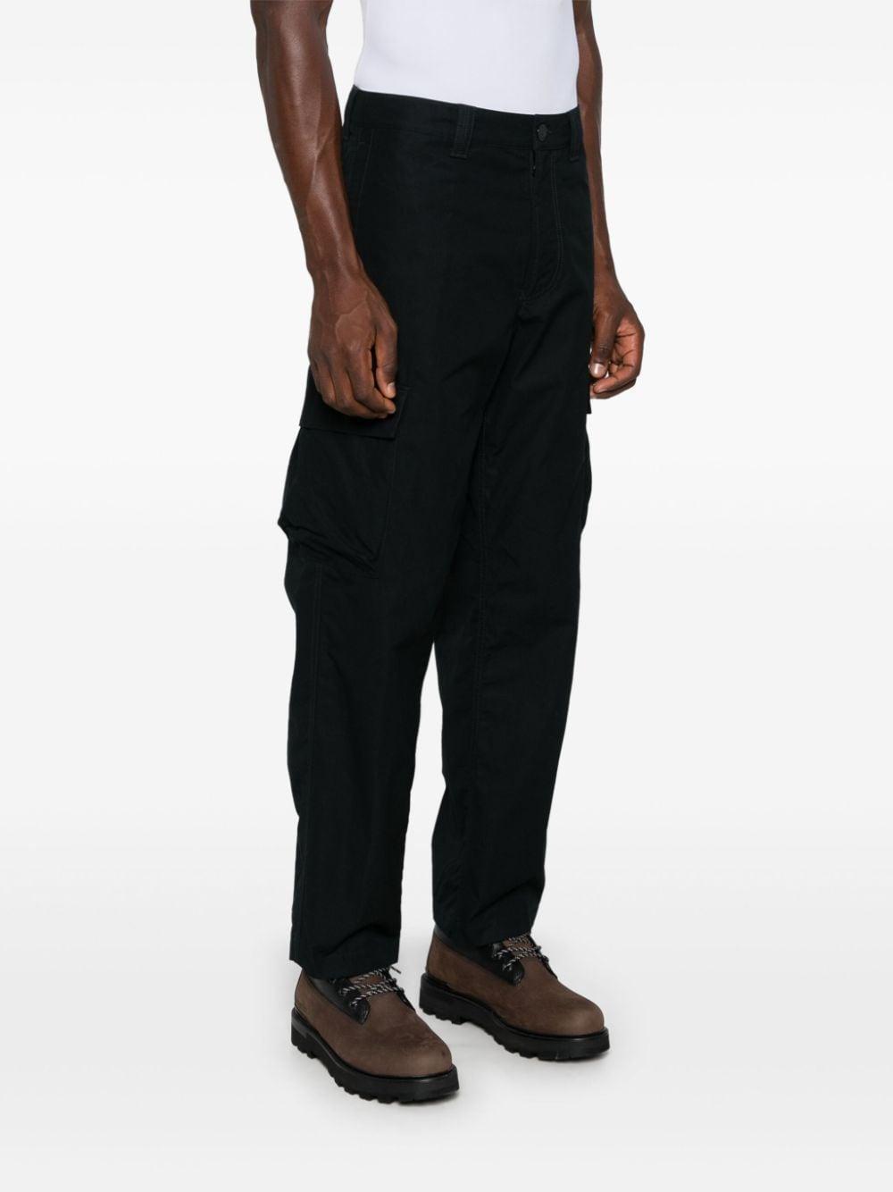 STONE ISLAND Compass-badge Cargo Pants In Black Product Image