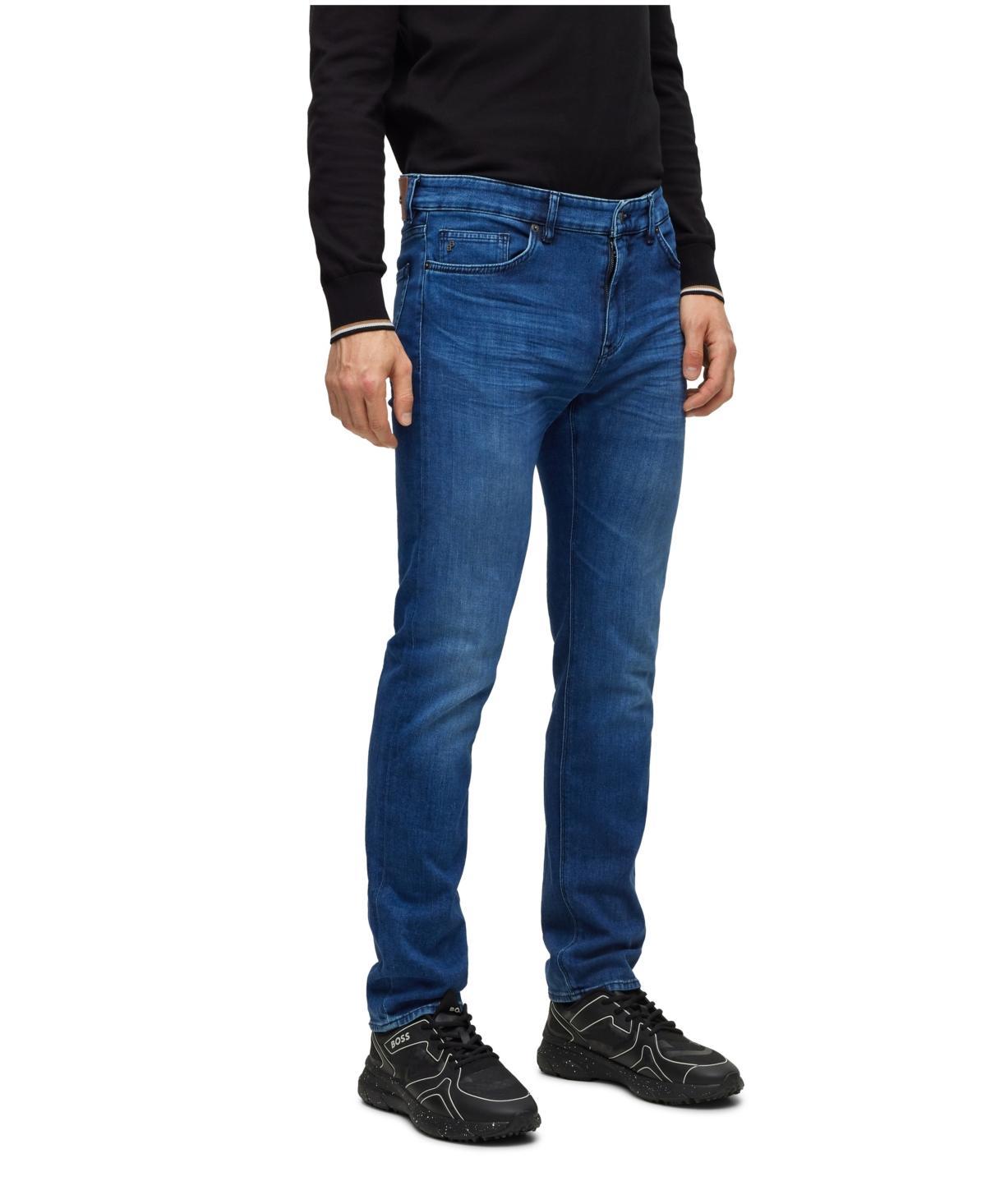 Boss by Hugo Boss Mens Italian Denim Regular-fit Jeans Product Image