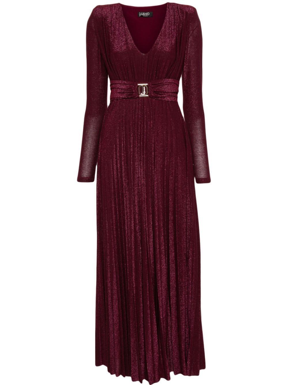 pleated maxi dress Product Image