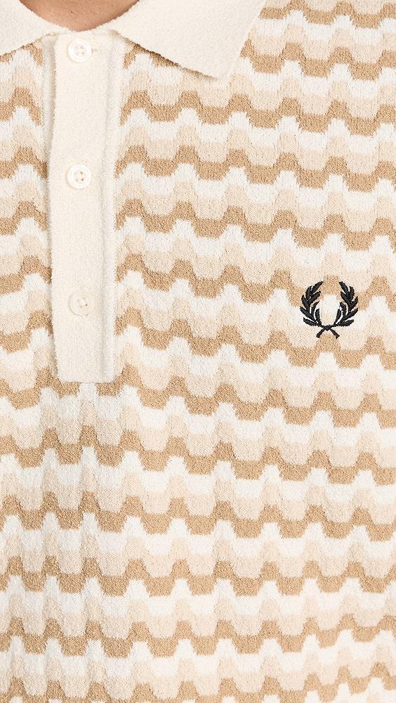 Fred Perry Boucle Jacquard Knitted Polo | Shopbop Product Image