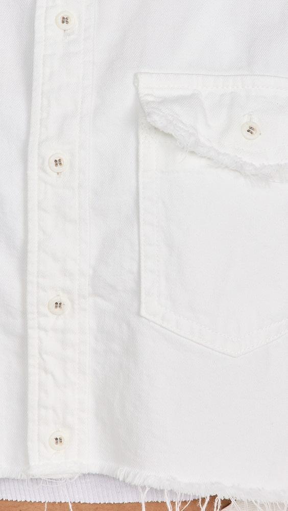 MOUSSY VINTAGE Southfork Cropped Shirt | Shopbop Product Image