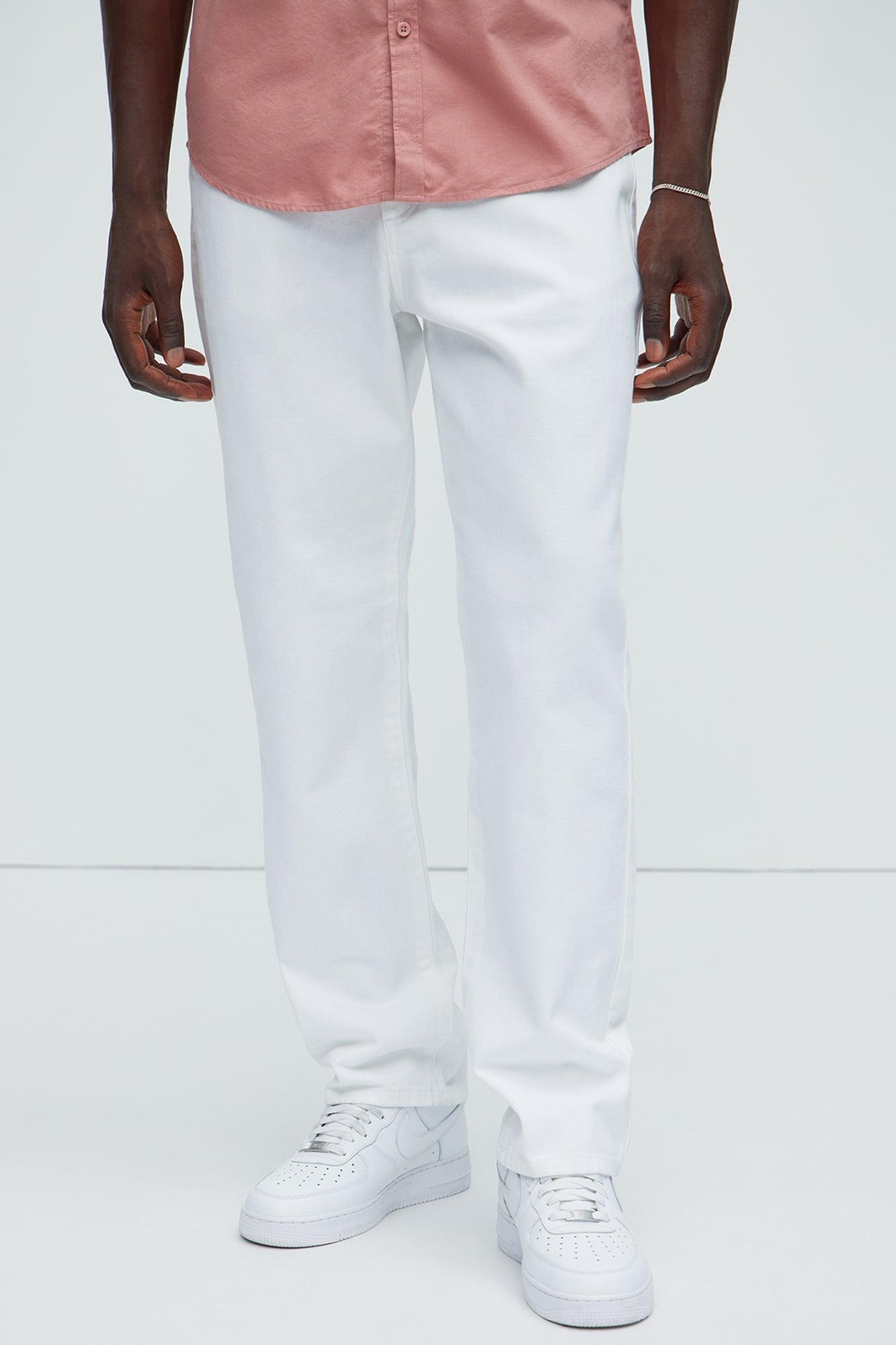 Maxo Slim Jeans - White Product Image