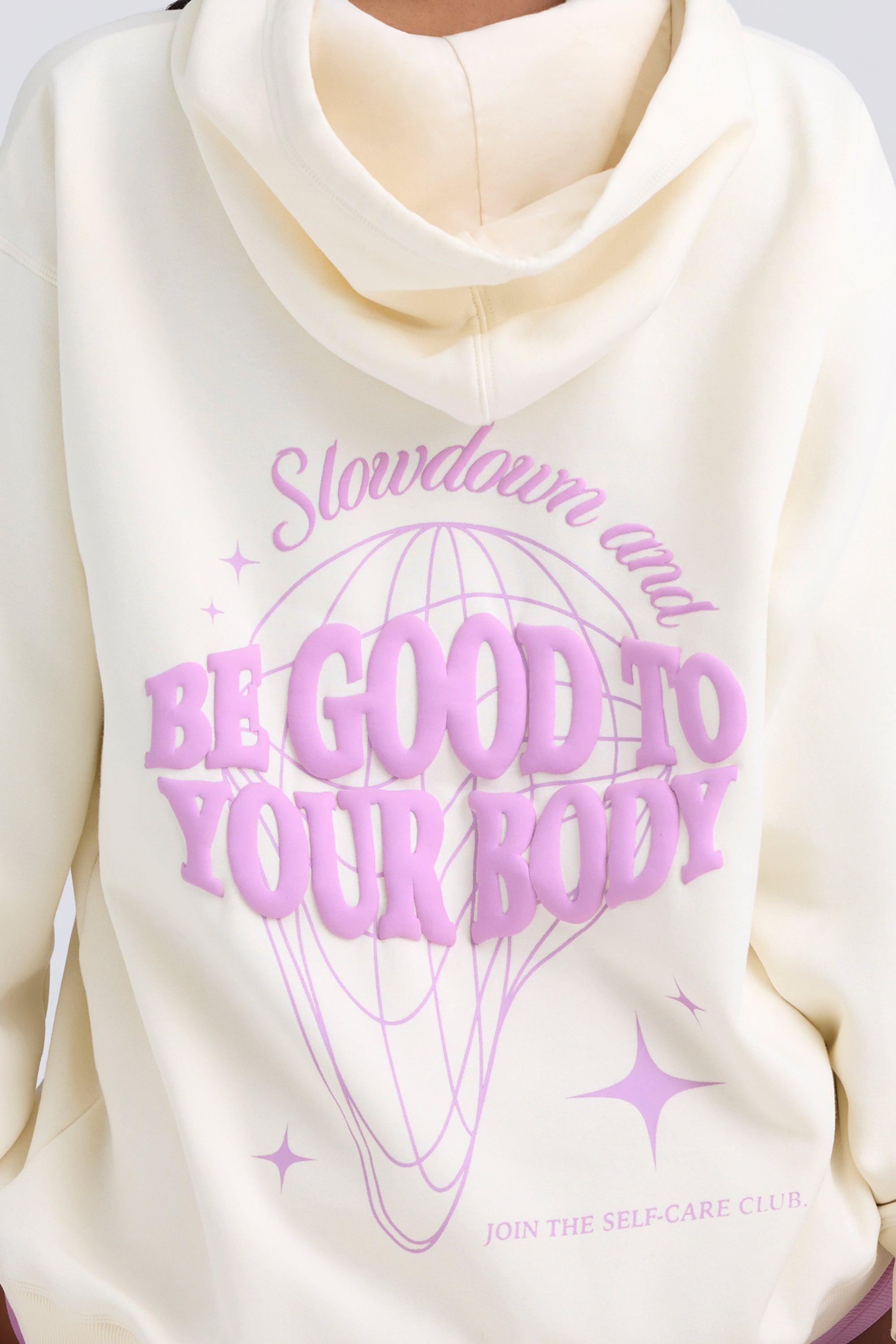 Oversized Hoodie in Eggshell Product Image