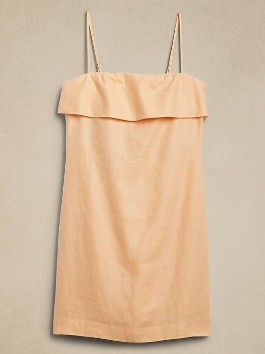 Strapless Linen Mini Dress Product Image