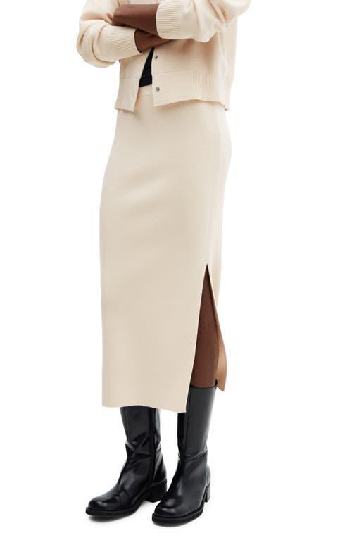 MANGO Nora Sweater Knit Midi Skirt Product Image