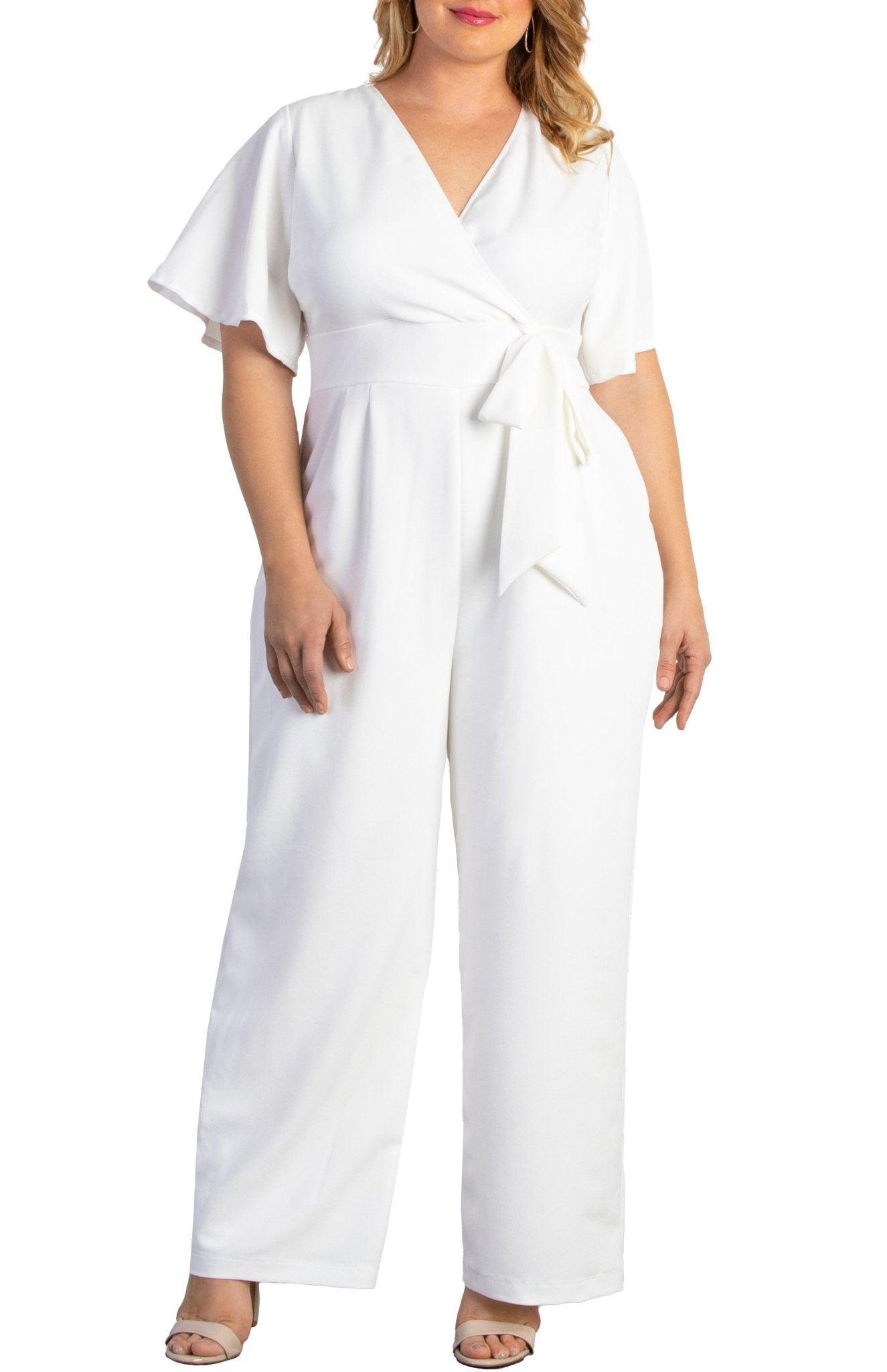 Karina Crepe Jumpsuit - Plus product image