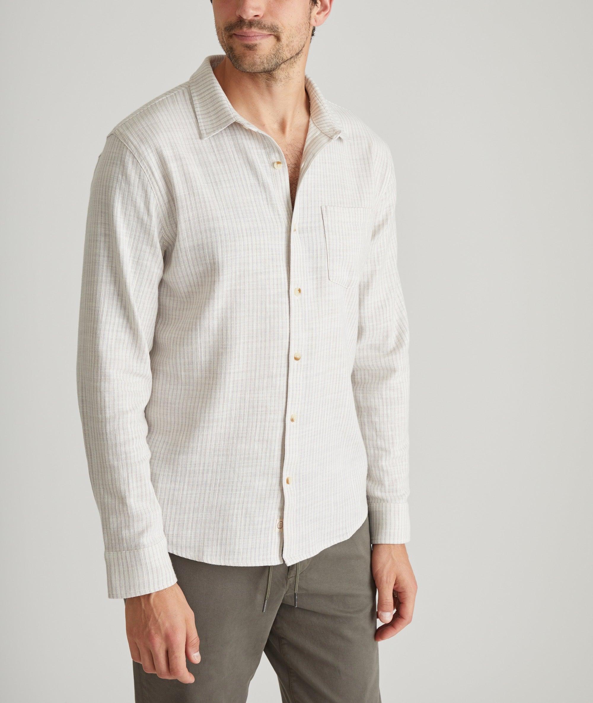 Stretch Selvage Long Sleeve Shirt Product Image