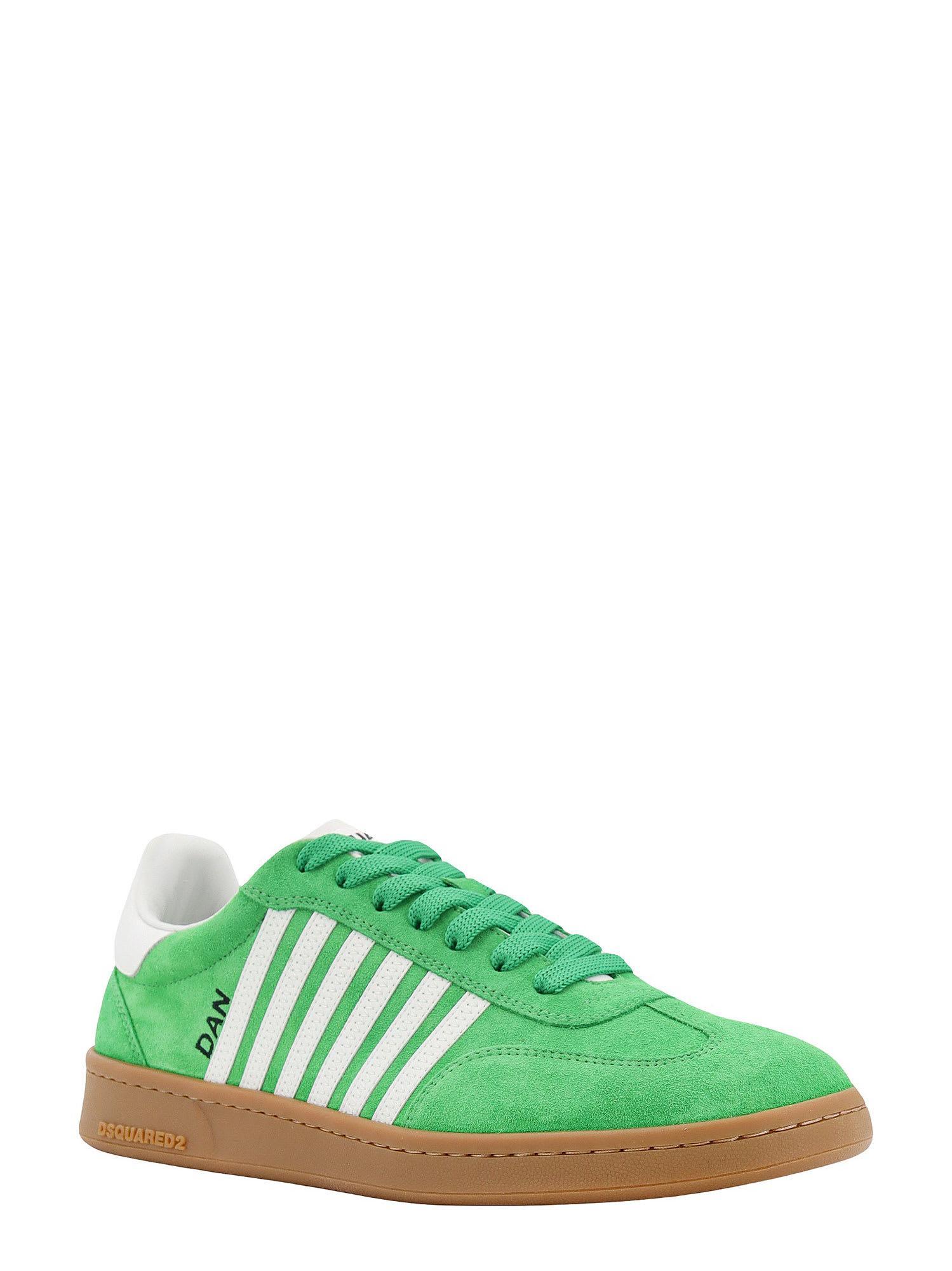 DSQUARED2 Boxer Sneakers In Green Product Image