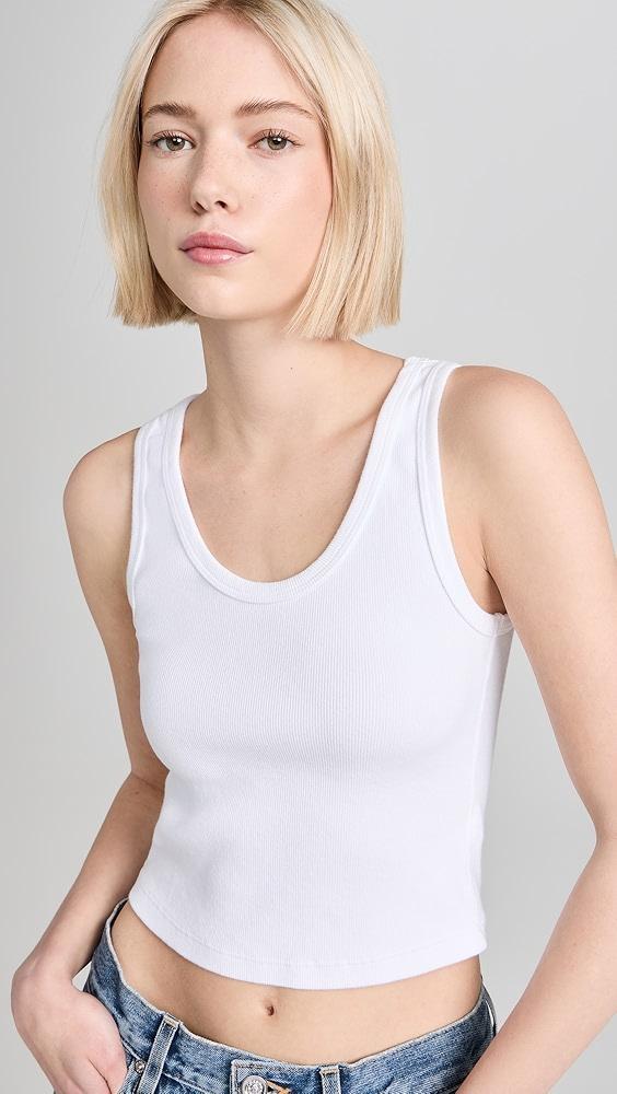 perfectwhitetee Blondie Structured Rib Bra Friendly Tank | Shopbop Product Image