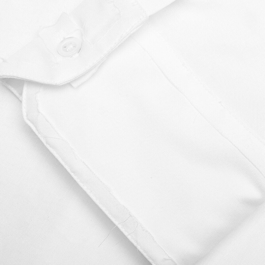 Long Cotton Shirt - White Male Product Image