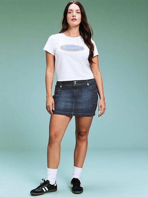 &apos;94 Jean Cargo Mini Skirt Product Image