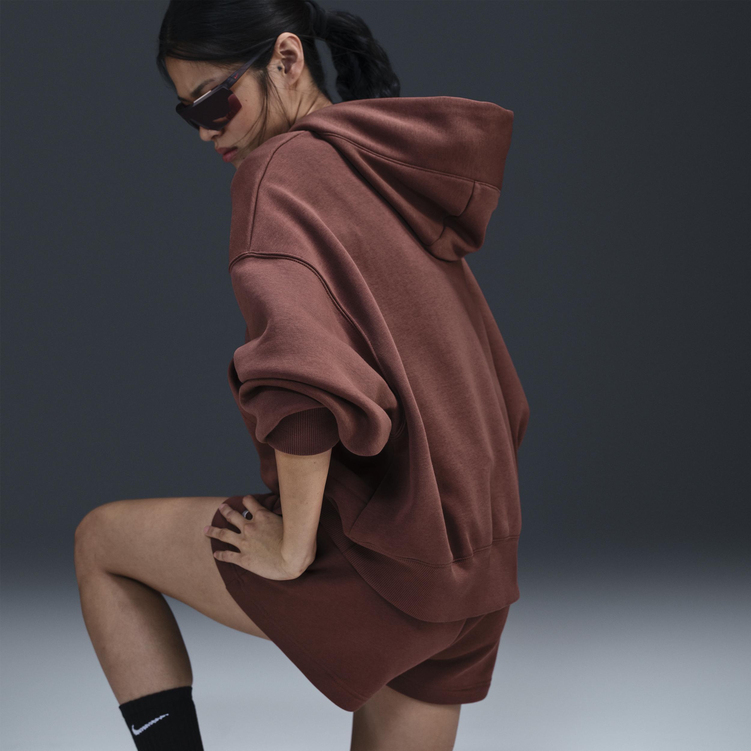 Womens Nike Sportswear Phoenix Fleece High-Waisted Loose Shorts Product Image