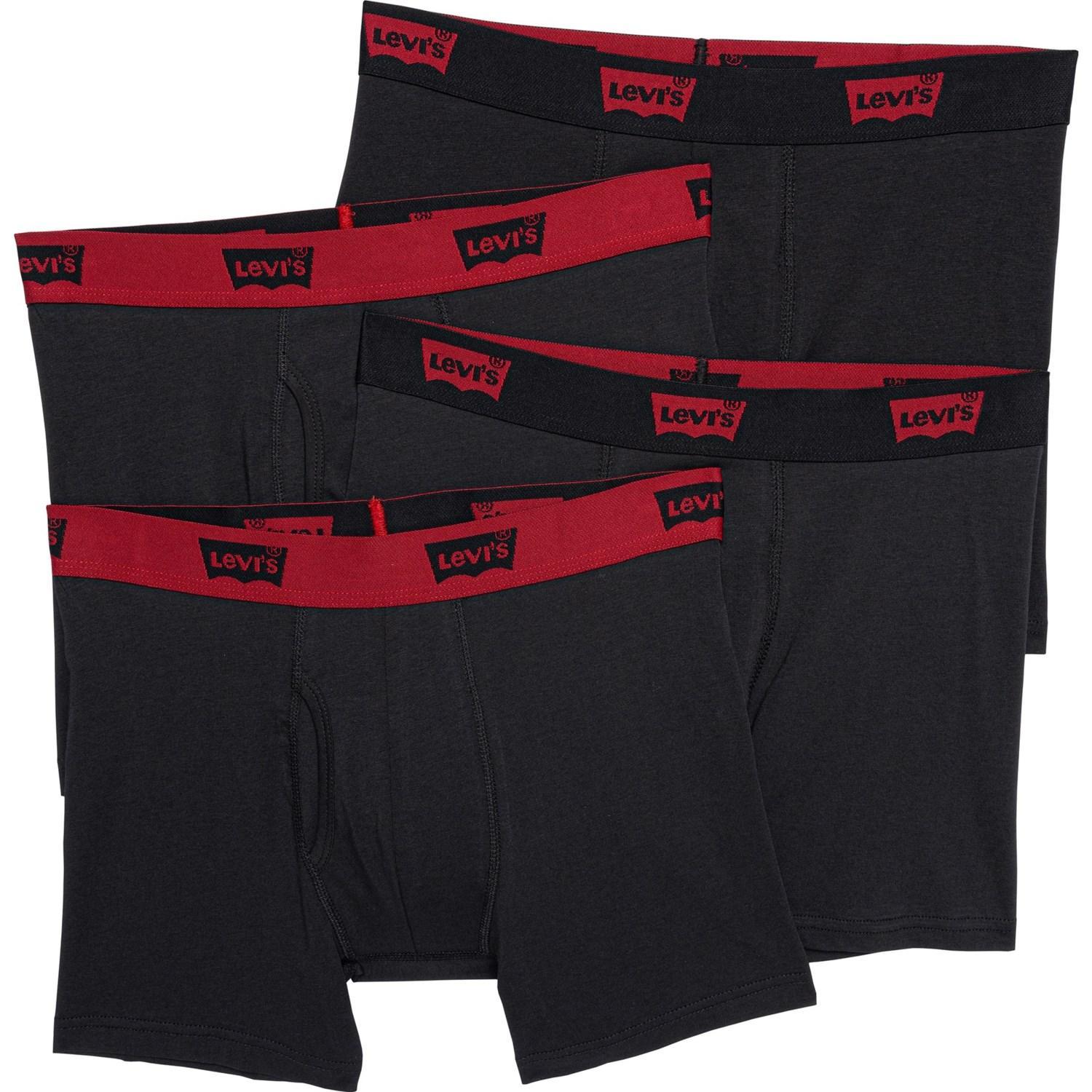 Levi's Cotton Stretch Boxer Briefs - 4-Pack Product Image