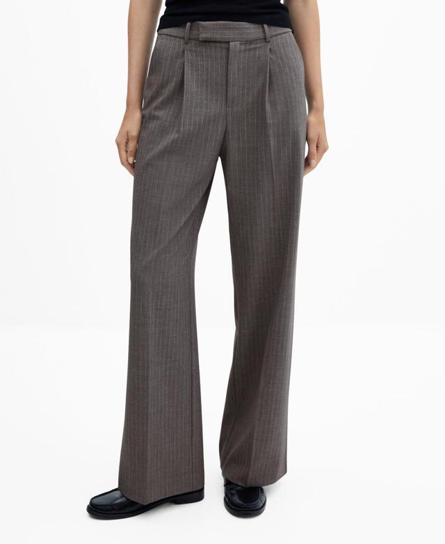 MANGO Pinstripe Suit Pants Product Image