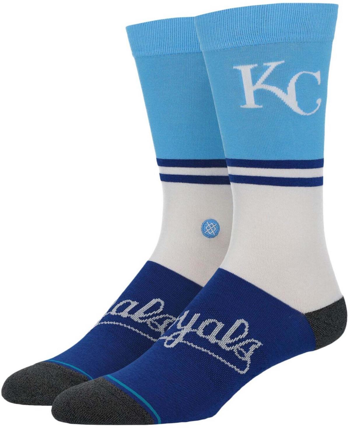 Mens White Kansas City Royals Infiknit Color Crew Socks Product Image