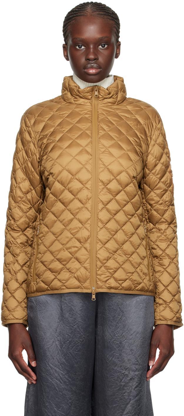 MAX MARA Tan Canga Down Jacket In 019 Camel Product Image