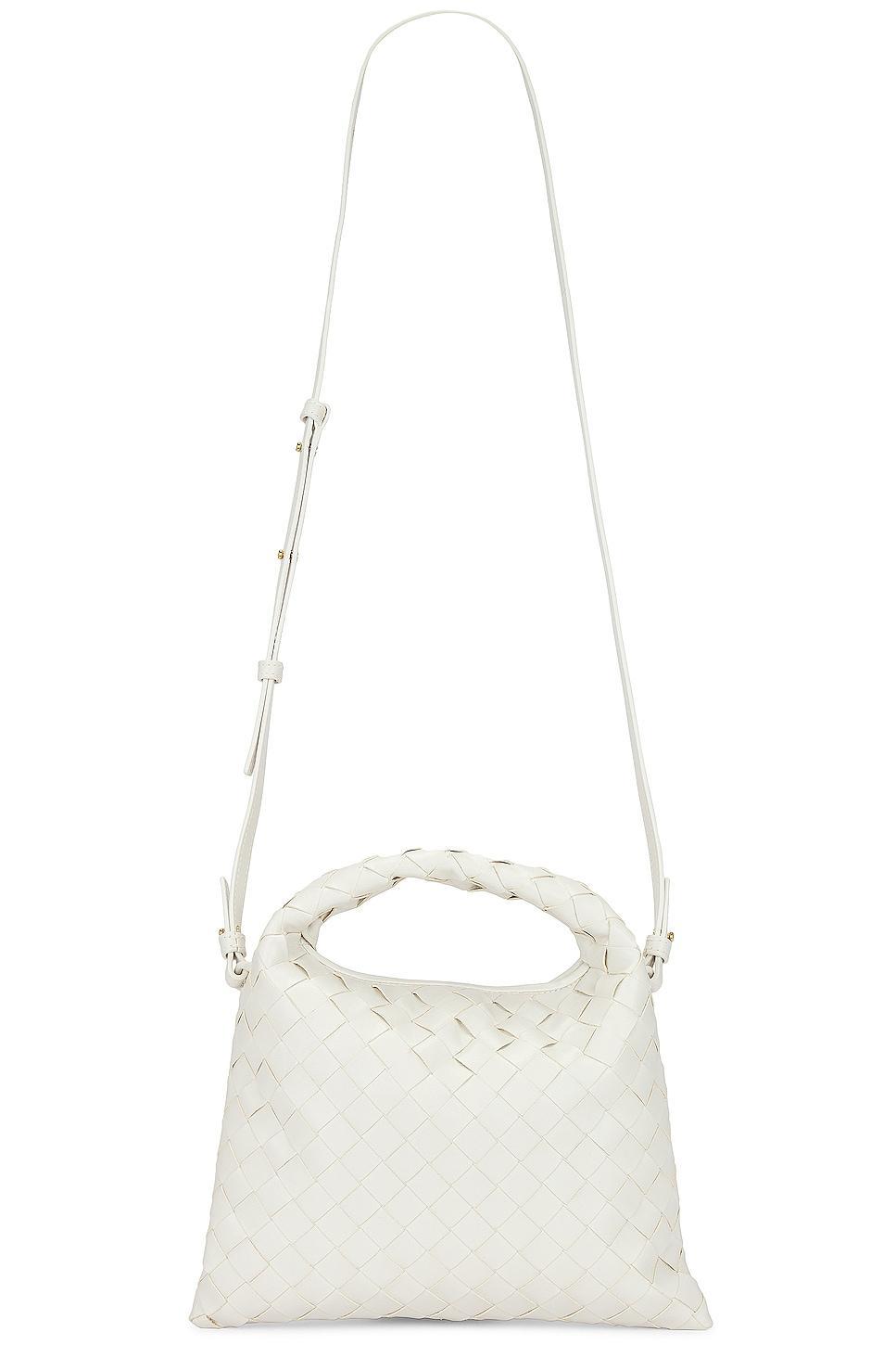 Bottega Veneta Mini Hop Hobo Bag White.. Product Image