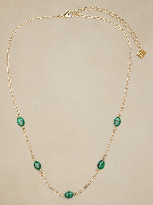 Delicate Stone Necklace Product Image