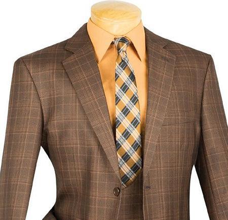 Renaissance Collection - Regular Fit 3 Piece Suit Chestnut Product Image