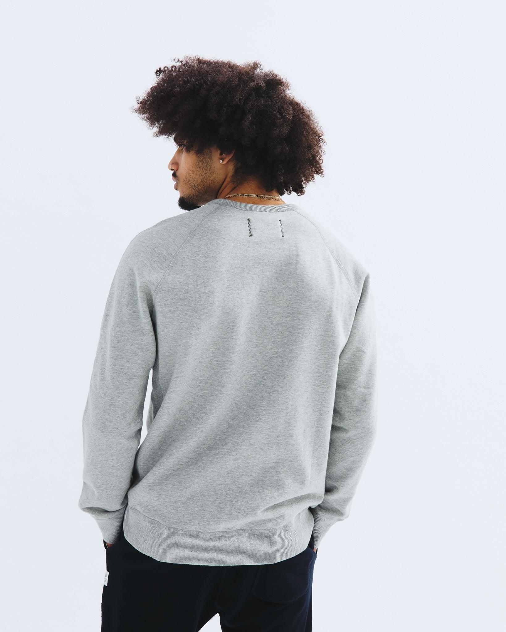 Lightweight Terry Slim Crewneck Male Product Image