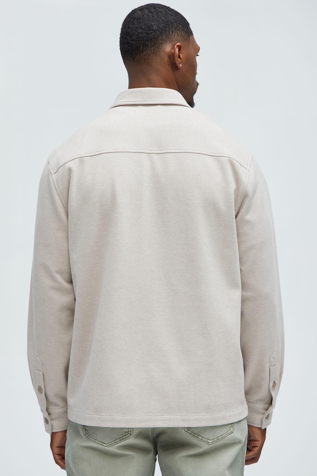 Fargo Wool Like Overshirt - Tan Product Image