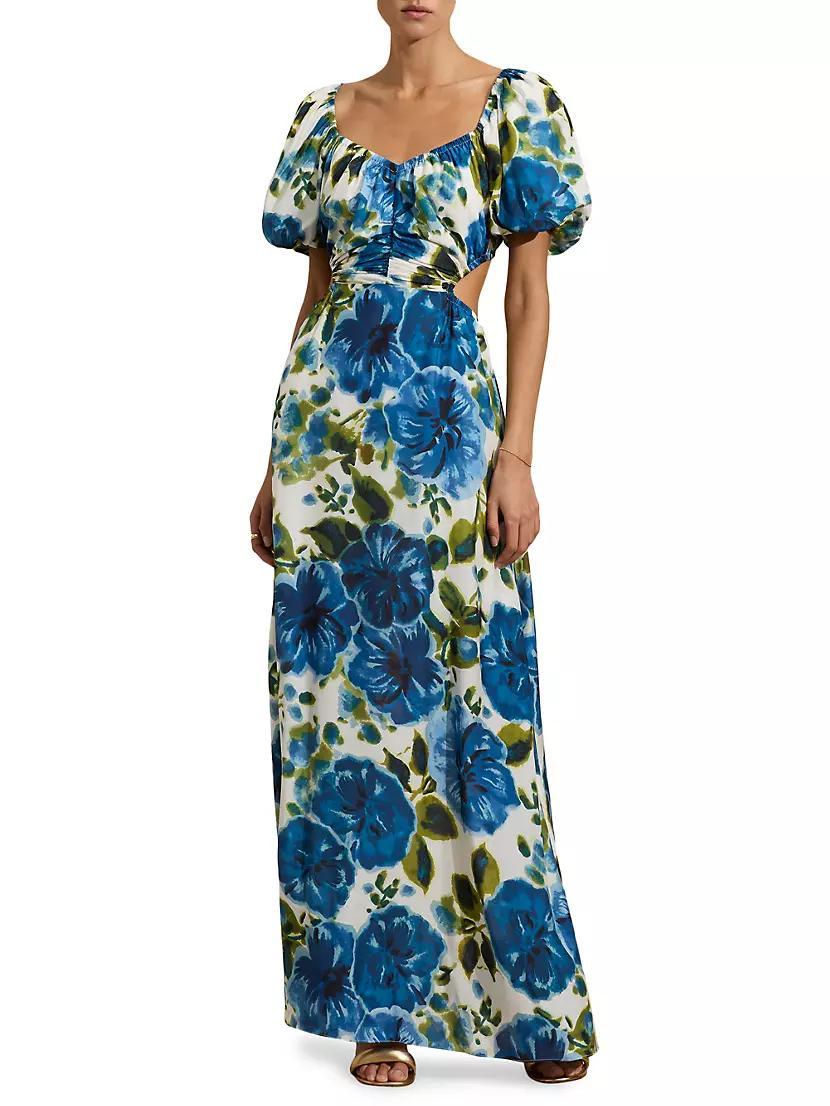 Forever Floral Cut-Out Maxi Dress Product Image