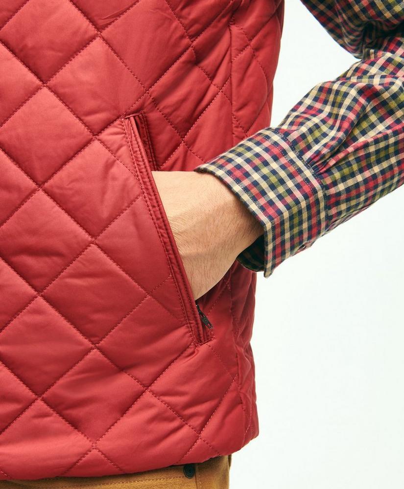 Water Repellent Diamond Quilted Vest Product Image