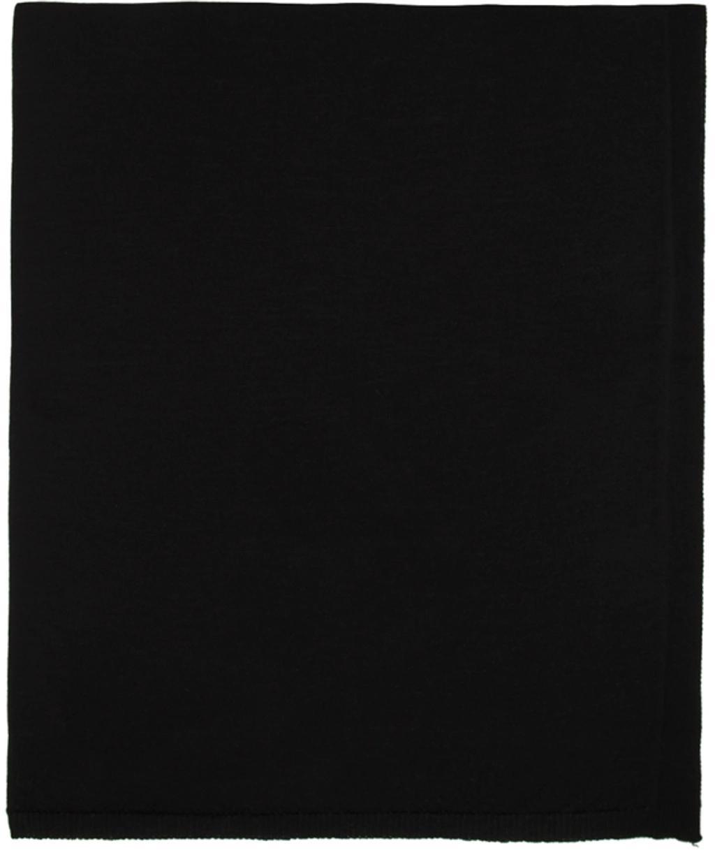 RICK OWENS Black Knit Classic Scarf Product Image