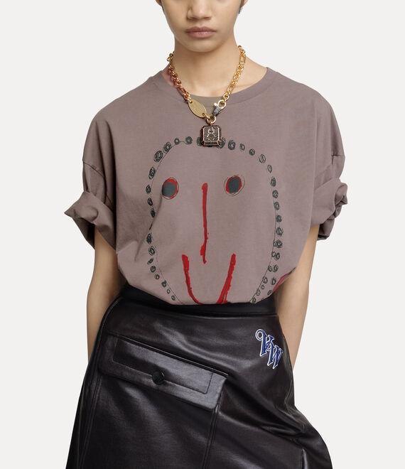 Beth Print Oversized T-shirt Product Image