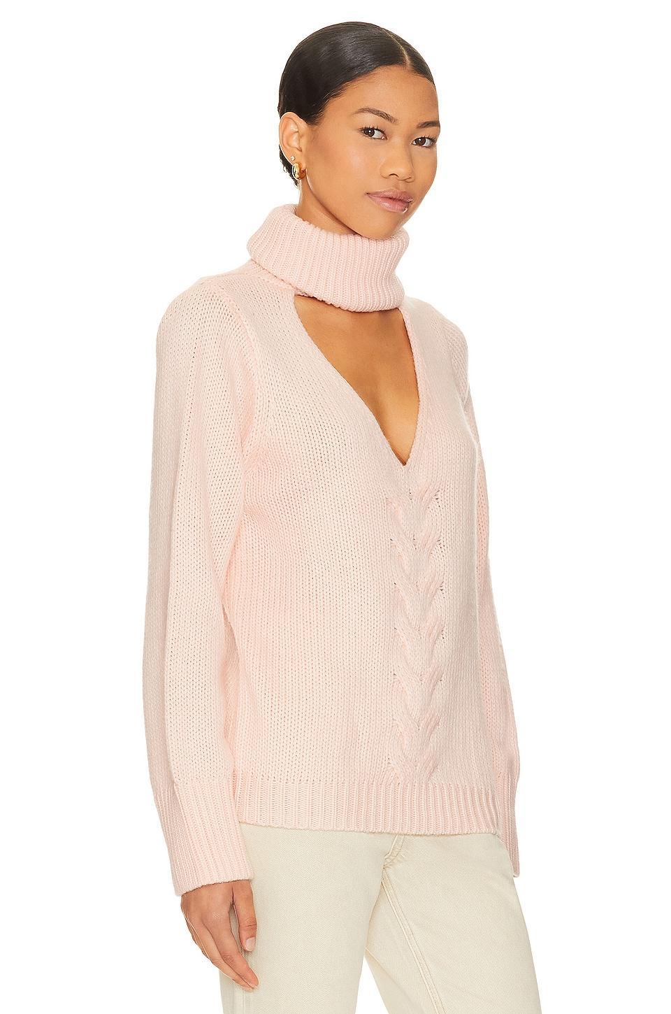 Deidra Cut Out Turtleneck Pullover Product Image