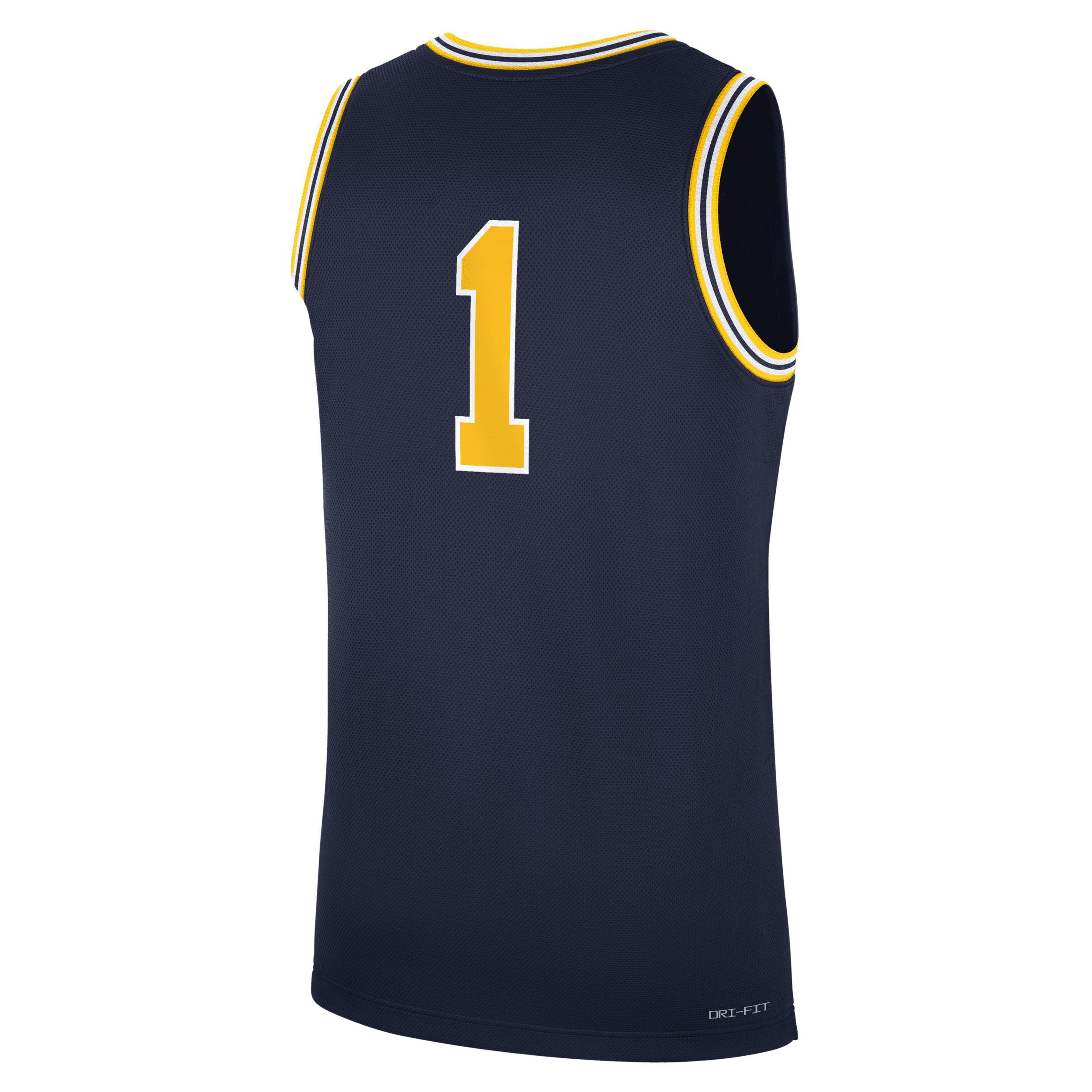 Men's Michigan Wolverines Replica Jordan Brand College Basketball Jersey Product Image