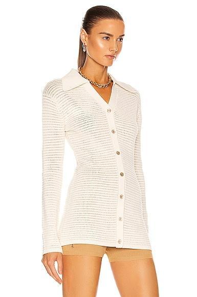 Nanushka Evelyn Sweater in Cream Product Image