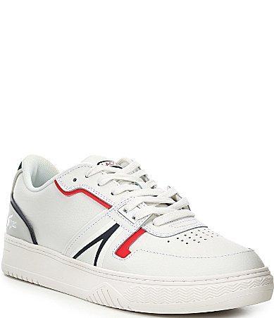 Lacoste Mens L001 Color Blocked Lace Up Sneakers Product Image