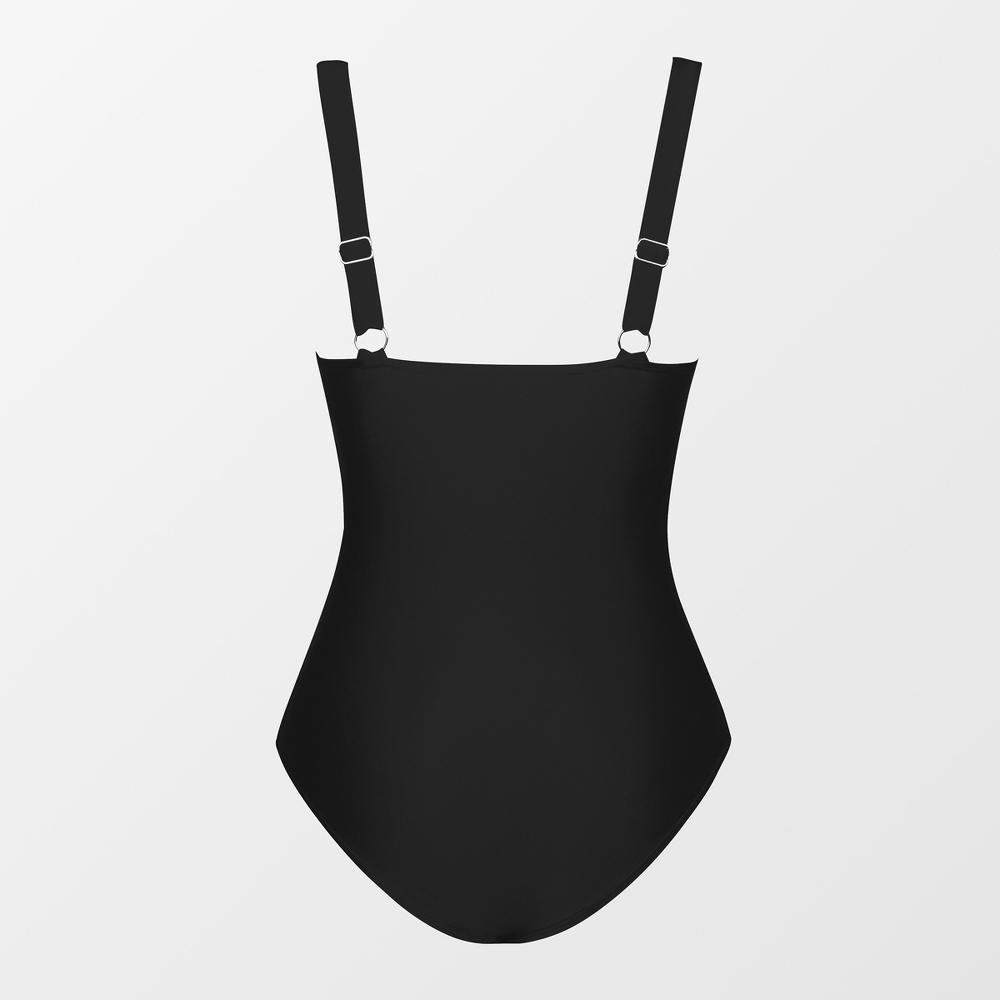 Womens CUPSHE Paneling Square Neck One Piece Swimsuit Product Image