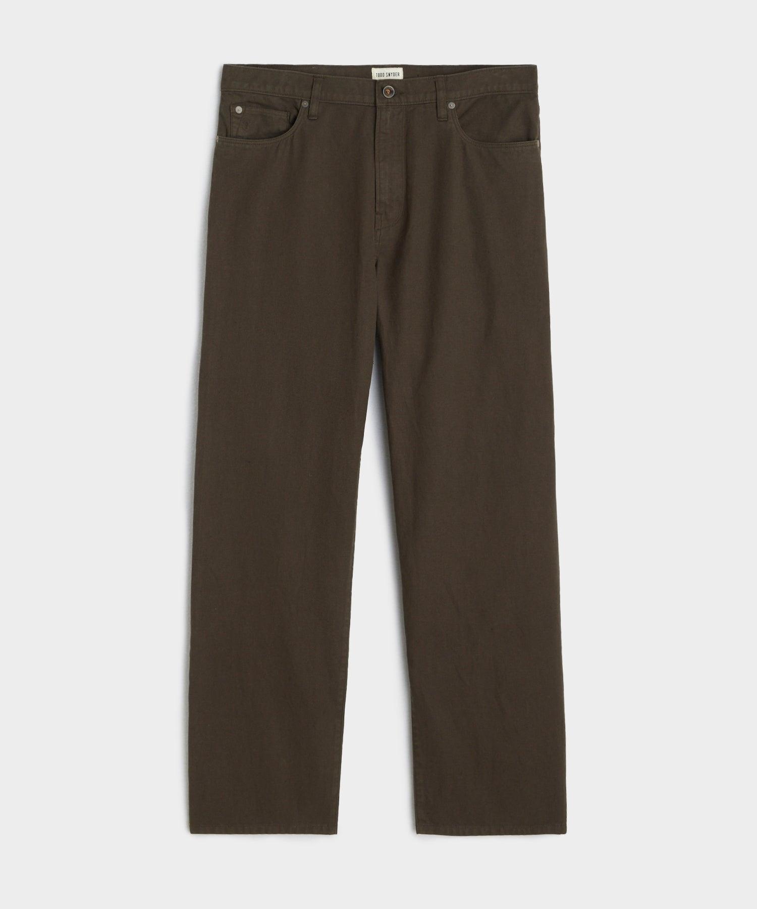 Relaxed Fit 5-Pocket Cotton Linen Pant Product Image