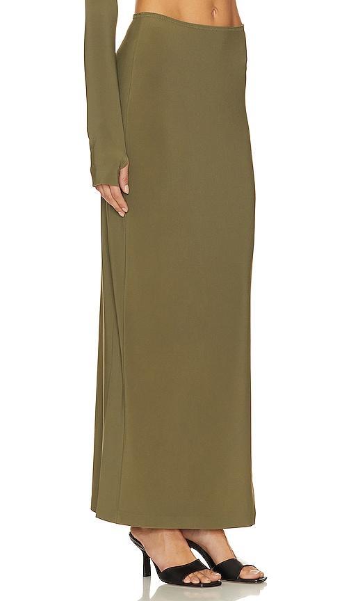 Norma Kamali Side Slit Long Skirt Size XS. Product Image