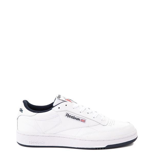 Mens Reebok Club C 85 Athletic Shoe - White / Navy Product Image