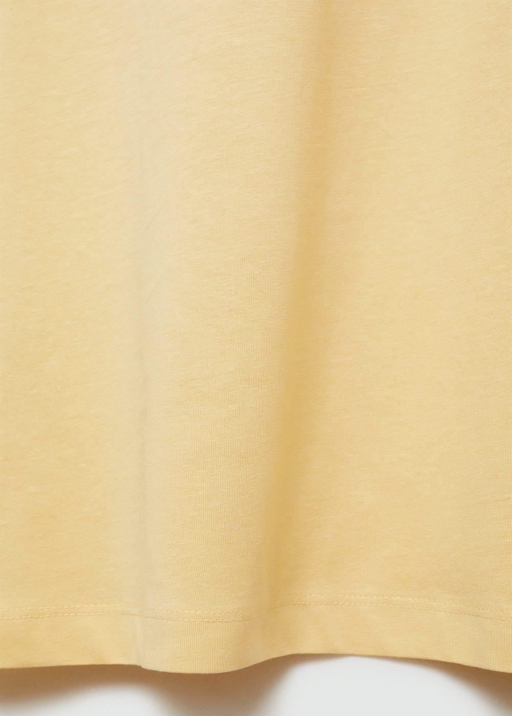 Basic cotton stretch T-shirt - Men | MANGO USA Product Image