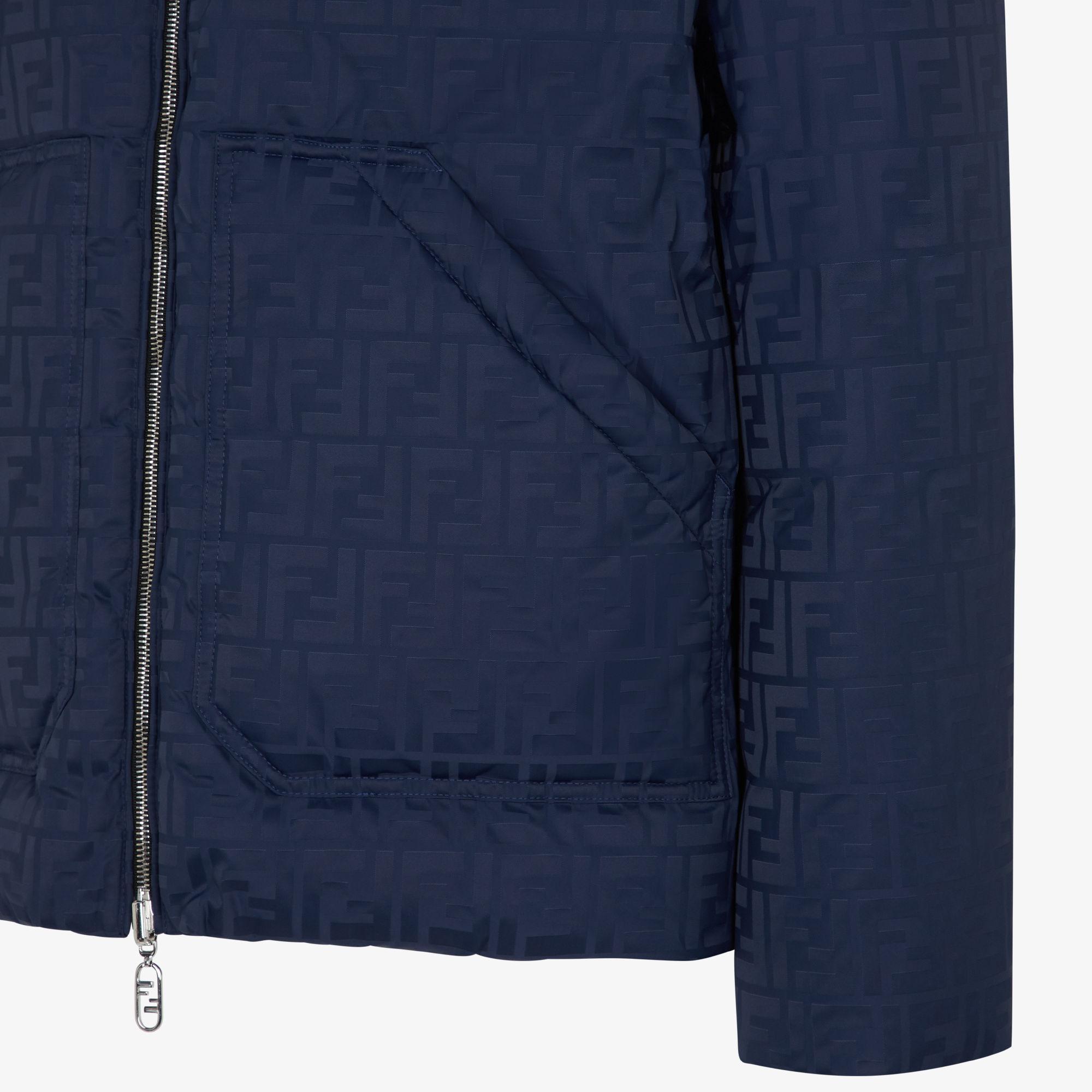 Puffer jacketBlue FF nylon puffer jacket Product Image