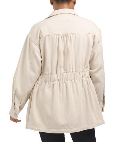 Long Sleeve Cargo Pocket Jacket for Women Product Image