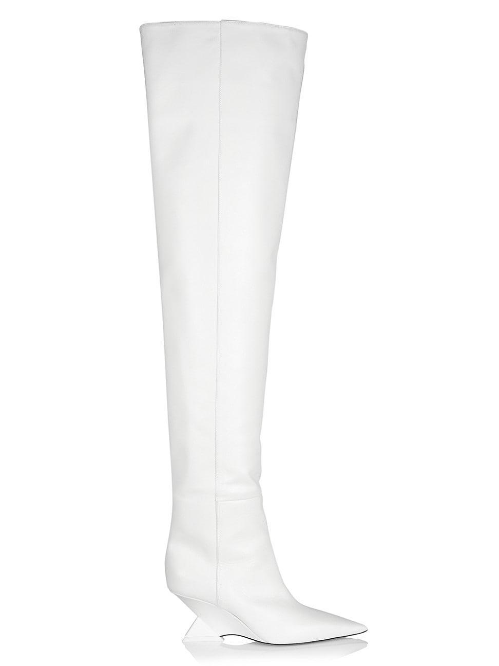 Womens Cheope 60MM Leather Knee-High Boots Product Image